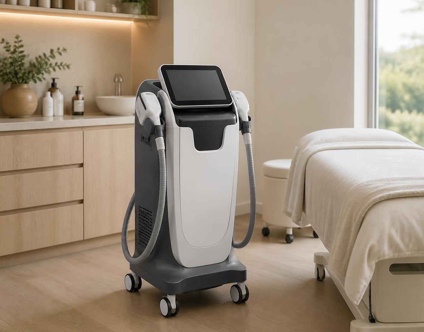 Cryolipolyse 360° apparaat in de behandelkamer van Macdora in Sliedrecht